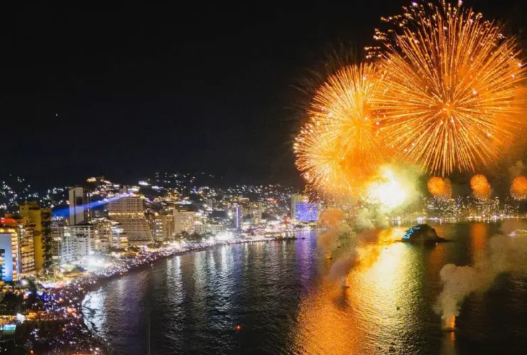 Gala de Pirotecnia en Acapulco