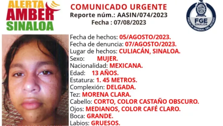 alerta amber culiacán