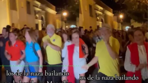 Miembros de la NASA bailando banda en Mazatlán