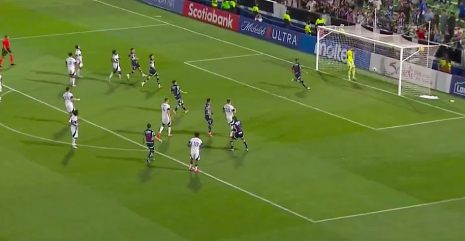 gol de sergio ramos monterrey