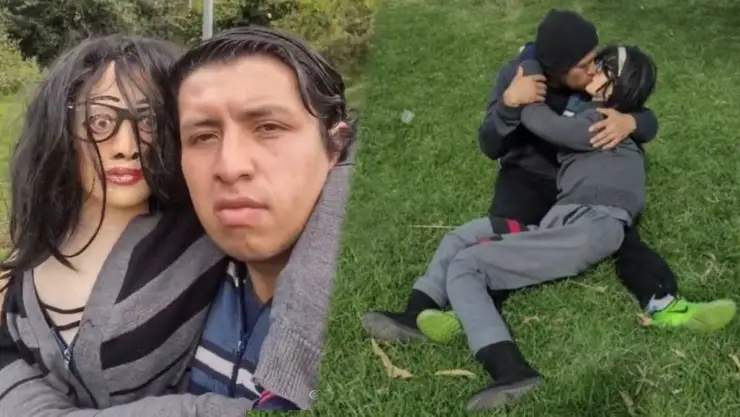 Joven presume a su novia muñeca de trapo.jpg