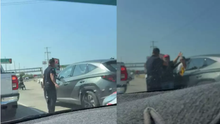 pelea en vía pública de coatzacoalcos
