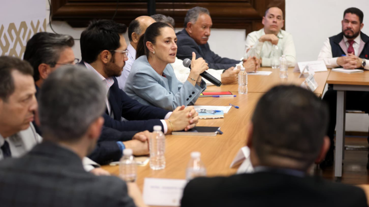 Sheinbaum se reúne con empresarios para resolver sequía en CDMX