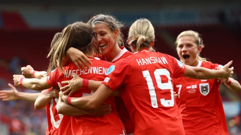 La selección de Austria en la Euro 2022