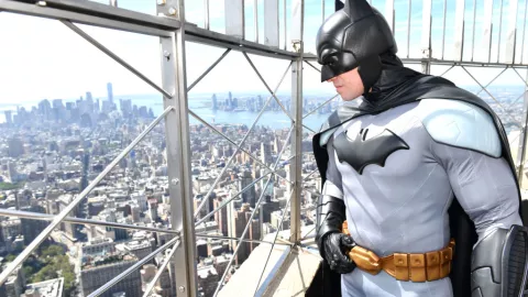 Batman Celebrates His 80th Anniversary At The Empire State Building