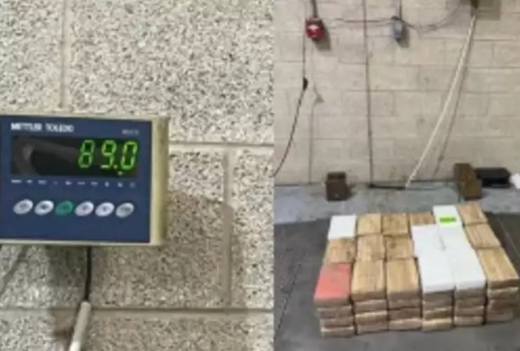 Paquetes de droga confiscados por la CBP