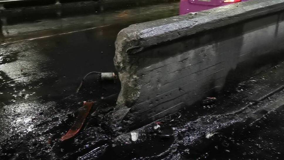 Accidente tráiler Cuauhtémoc