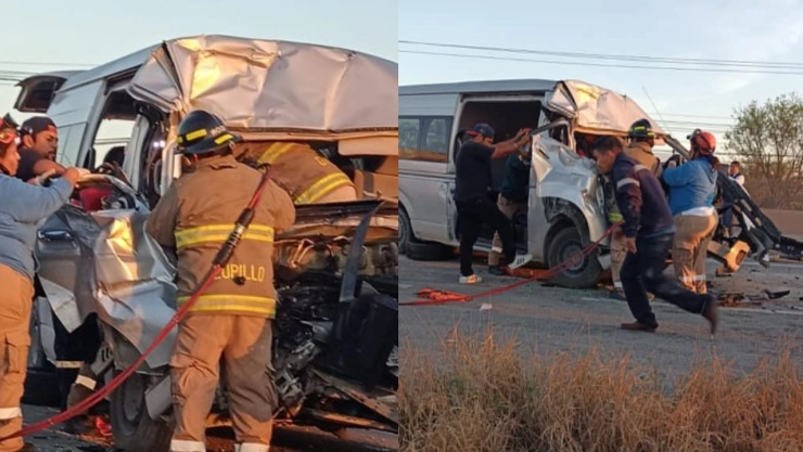 Accidente carretera Miguel Alemán–Pesquería Apodaca heridos cierre vialidad