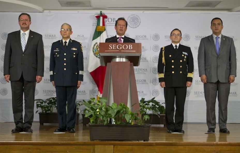 El vocero del gobierno de México Eduardo Sánchez anunció la captura de Miguel Angel Treviño Morales, líder del cartel de los Zetas