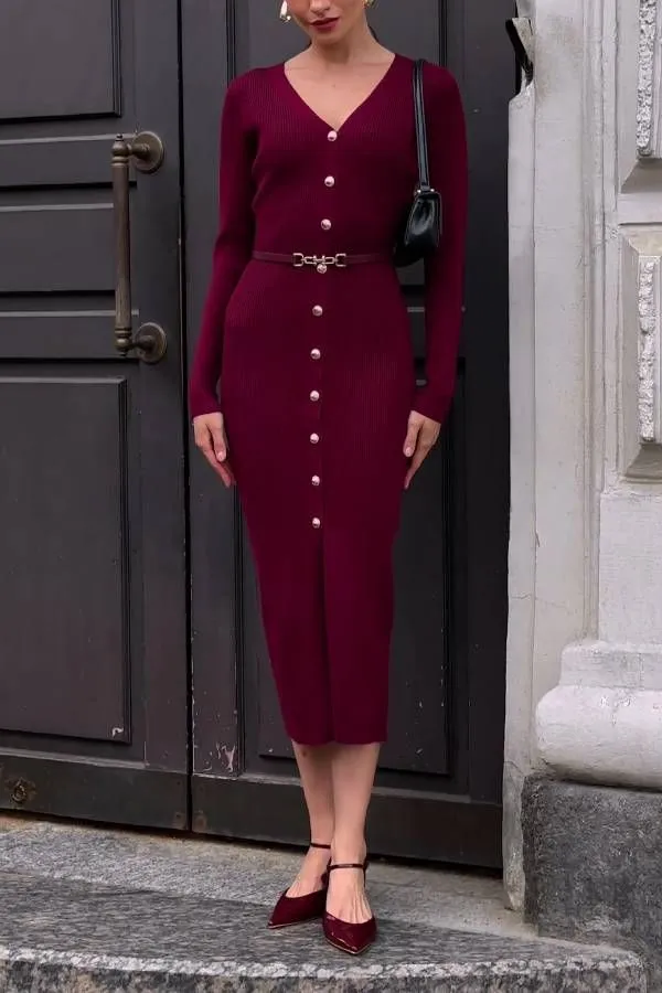 Los vestidos con cinturón son perfectos para estilizar el cuerpo rectangular