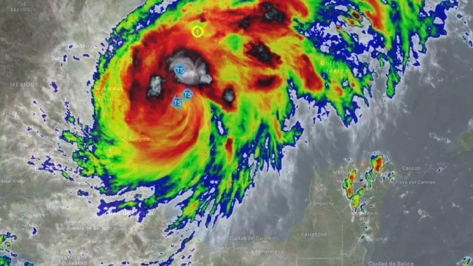 La Tormenta Tropical Francine provocará FUERTES LLUVIAS para el clima hoy en Yucatán martes 10 de septiembre
