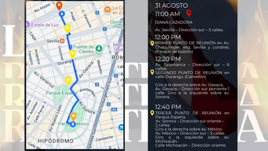 Marcha ‘La Resistencia’ en CDMX este 31 de agosto: Ruta, horarios y calles cerradas