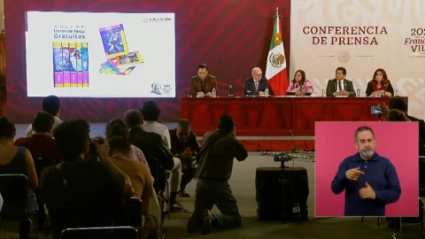 Conferencia vespertina sobre libros de la SEP