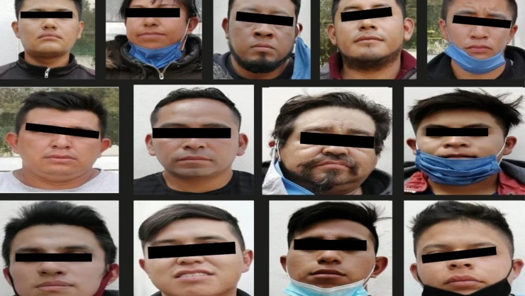 detenidos caseta
