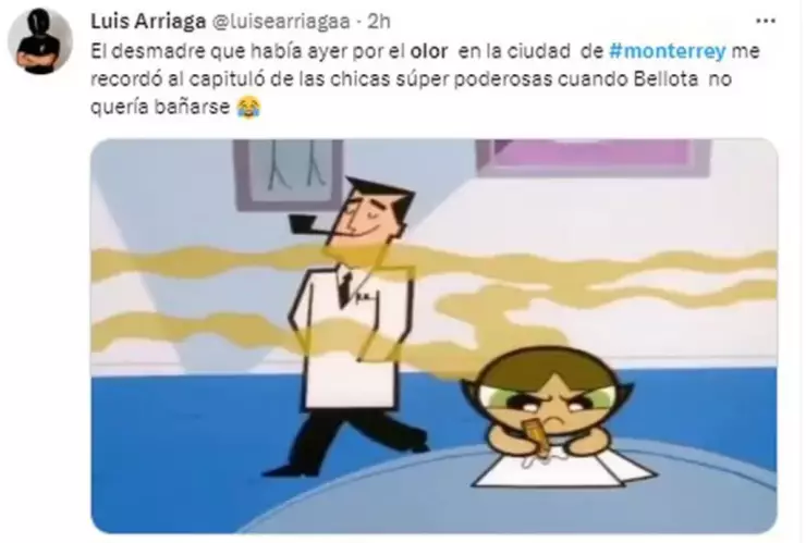 Las escenas de series y caricaturas que quedarían con el fuerte olor en Nuevo Léon 