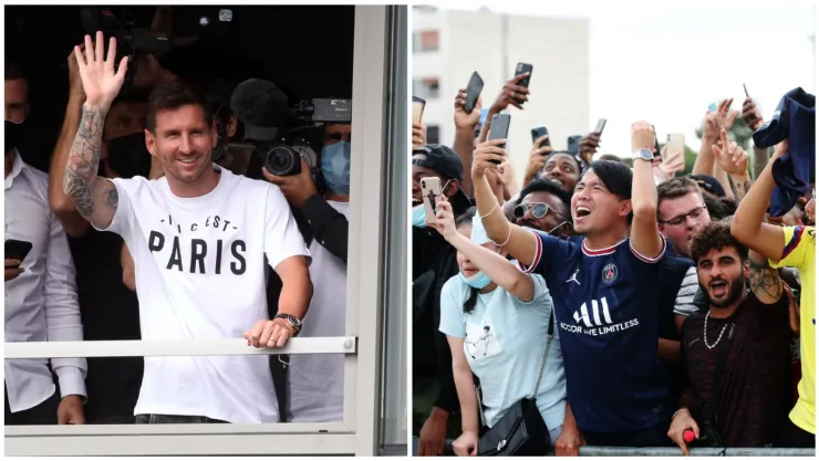 Messi aterrizó en París