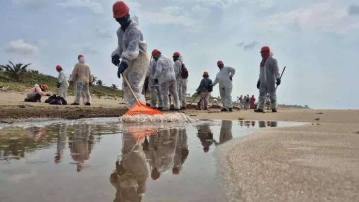 Contaminación en el Golfo de México
