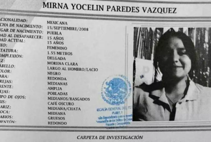 desaparece menor mirna yocelin