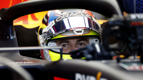 Checo Pérez en el Gran Premio de Australia