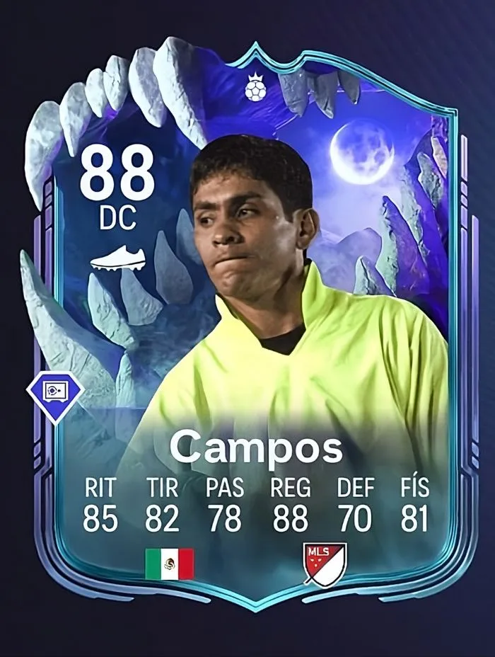 Carta de delantero de Jorge Campos en Ultimate Team EA FC 26