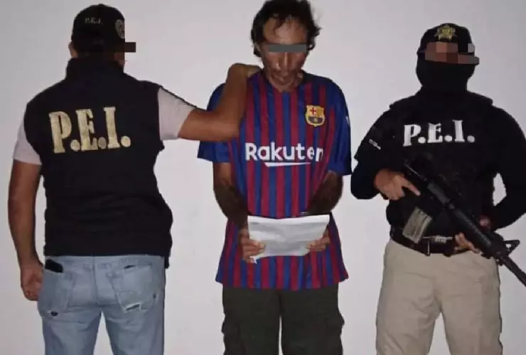 FOTO_ Sujeto acusado del homicidio en Yucalpetén es detenido