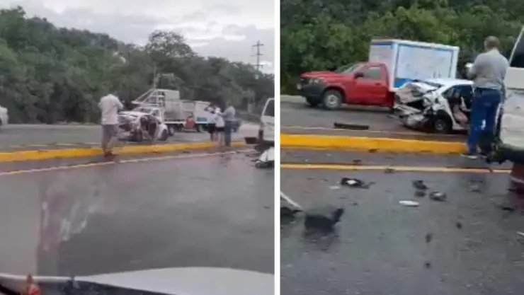 Reportan accidente vehicular en carretera Playa del Carmen -Tulum; hay personas lesionadas