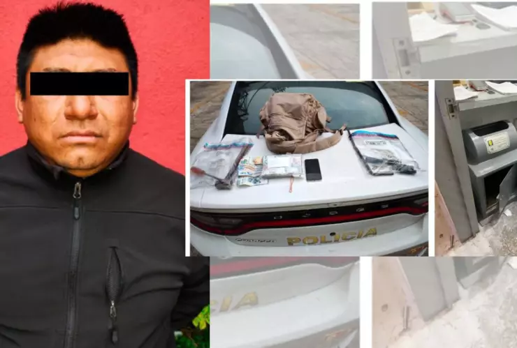 Velador roba más de 100 mil pesos y encierra a empleada en agencia de autos