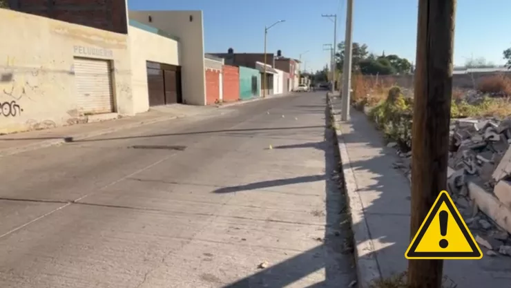 Así fue como hombres armados dispararon en la colonia San Cayetano; hay 9 casquillos percutidos en el lugar