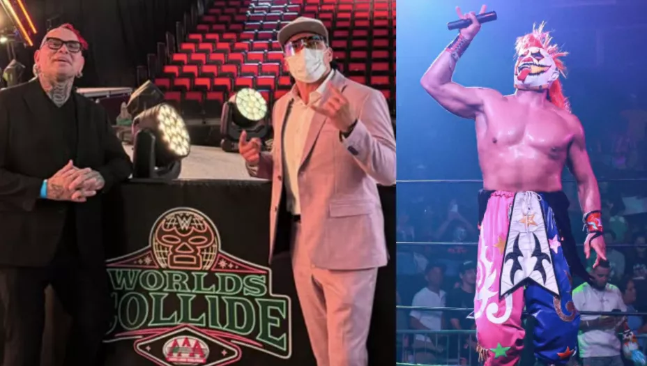 Worlds Collide lucha AAA WWE Psycho Clown