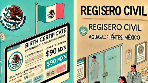 ¿Cómo obtener el acta de nacimiento en Aguascalientes?