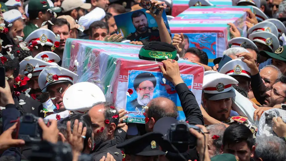 Funeral del presidente de Irán, Ebrahim Raisi.