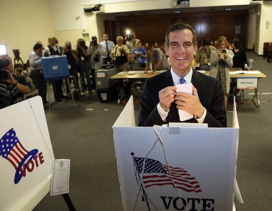 Eric Garceti, alcalde electo de Los Angeles