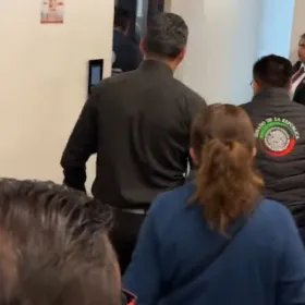 ¿Qué ocurrió en el Senado Trabajador se accidenta y es trasladado al hospital.