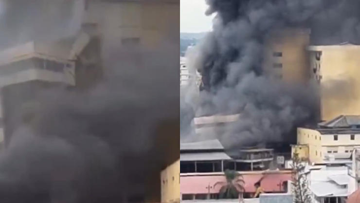 Edificio se derrumba en Ecuador