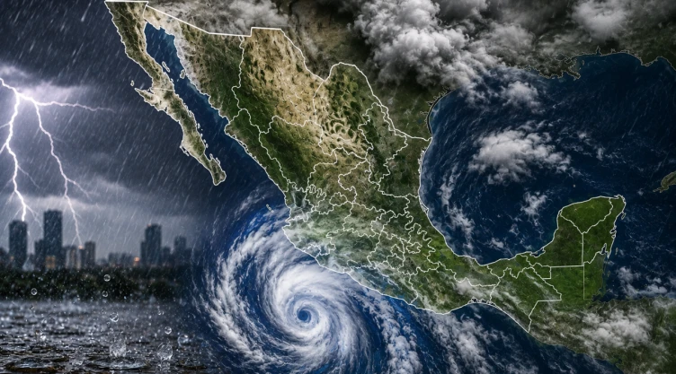 Canal de bja presión entrando a méxico