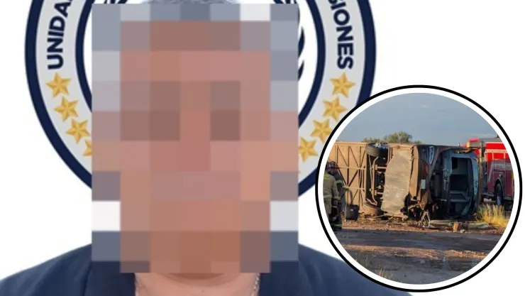 Chofer detenido tras accidente en Sonora