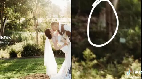 Bebe fantasma aparece en fotos de sus papas.