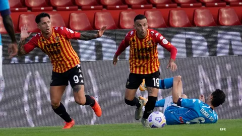 Benevento ante el Napoli