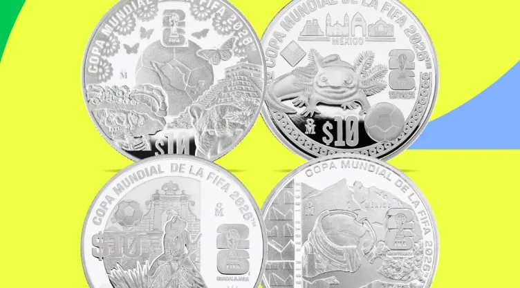 ¿Cómo obtener la moneda de plata del Mundial 2026 que lanzó Banxico?