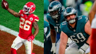 Super-Bowls Eagles vs Chiefs