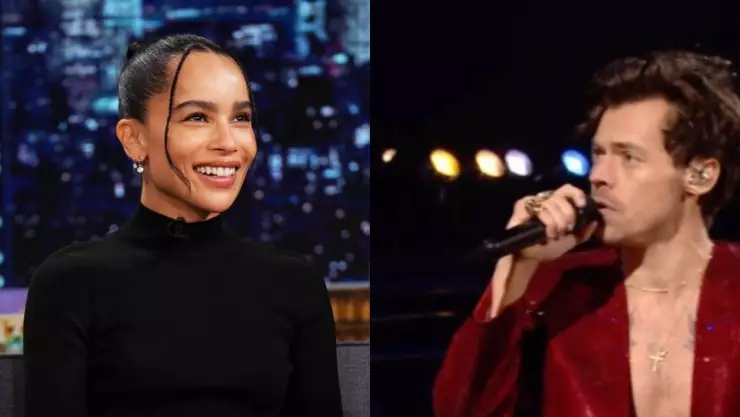Zoe Kravitz y Harry Styles