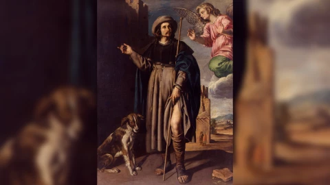 San Roque ¡Santo patrono de los animales y las enfermedades!: El milagro del perro fiel y la peste