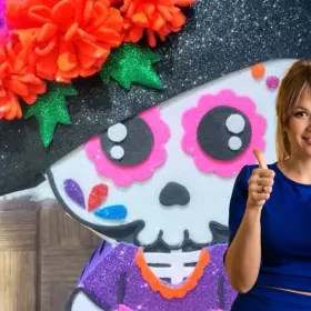 3 diseños de piñatas de Catrinas, ideal para fiestas infantiles