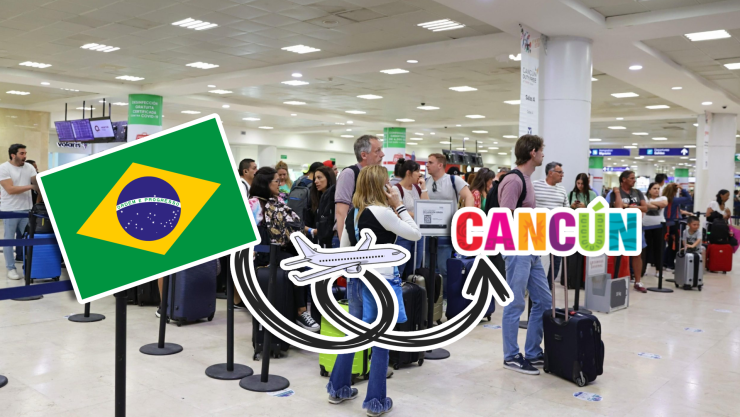 ¡Brasileiros, bienvenidos a Cancún! Impulsan turismo de Brasil; y anuncian nuevo vuelo desde Brasilia.webp
