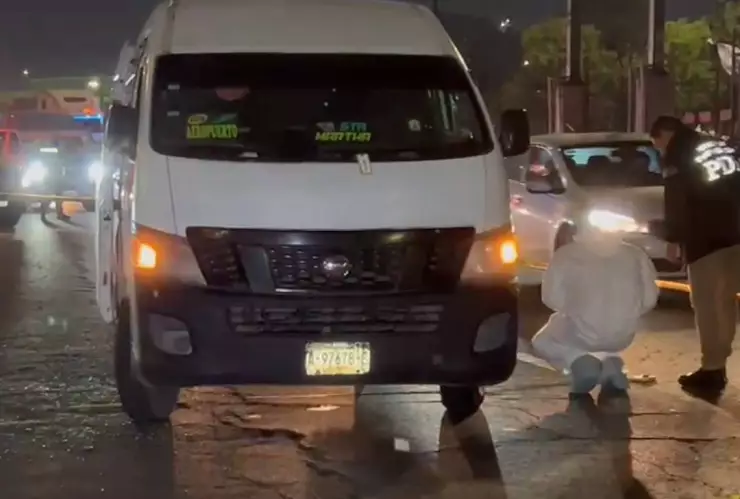 Muere chofer de combi sobre calzada Ignacio Zaragoza