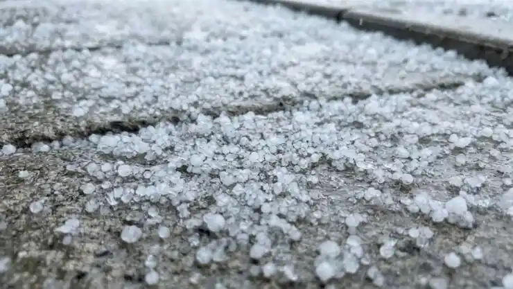 Granizo y lluvias fuertes en la CDMX