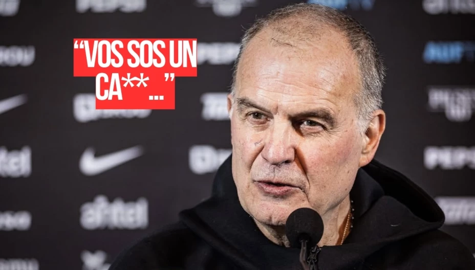 Marcelo Bielsa explota en rueda de prensa tras los rumores de su salida: “Vos sos un ca**...”