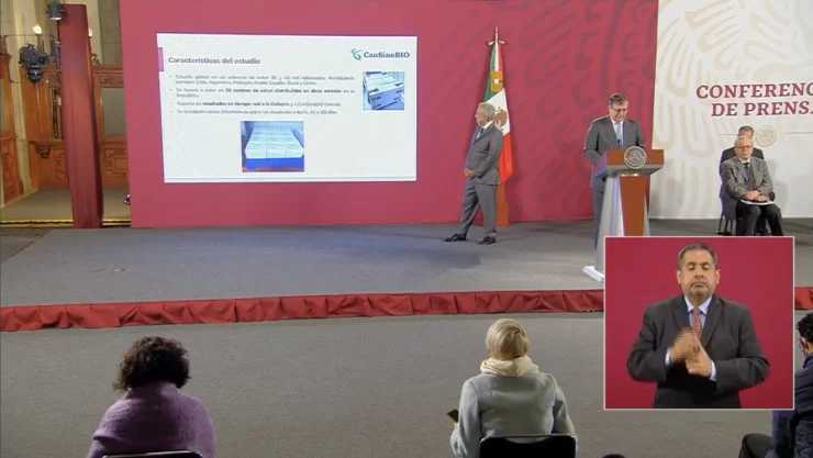 Más de 10 mil mexicanos recibirán esta semana el ensayo clínico de la la vacuna candidata de CanSinoBIO