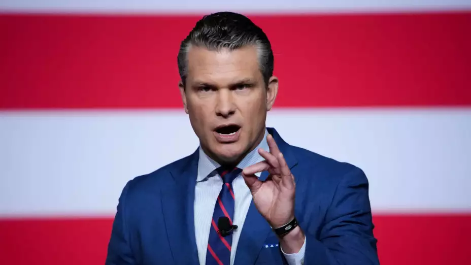 El secretario de Defensa de EU, Pete Hegseth.