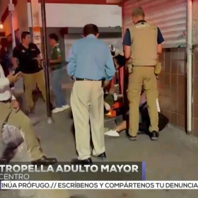 Accidente en el centro de la ciudad.